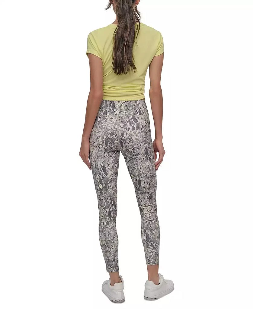 DKNY Women's Printed High-Waist 7/8 Tights 2
