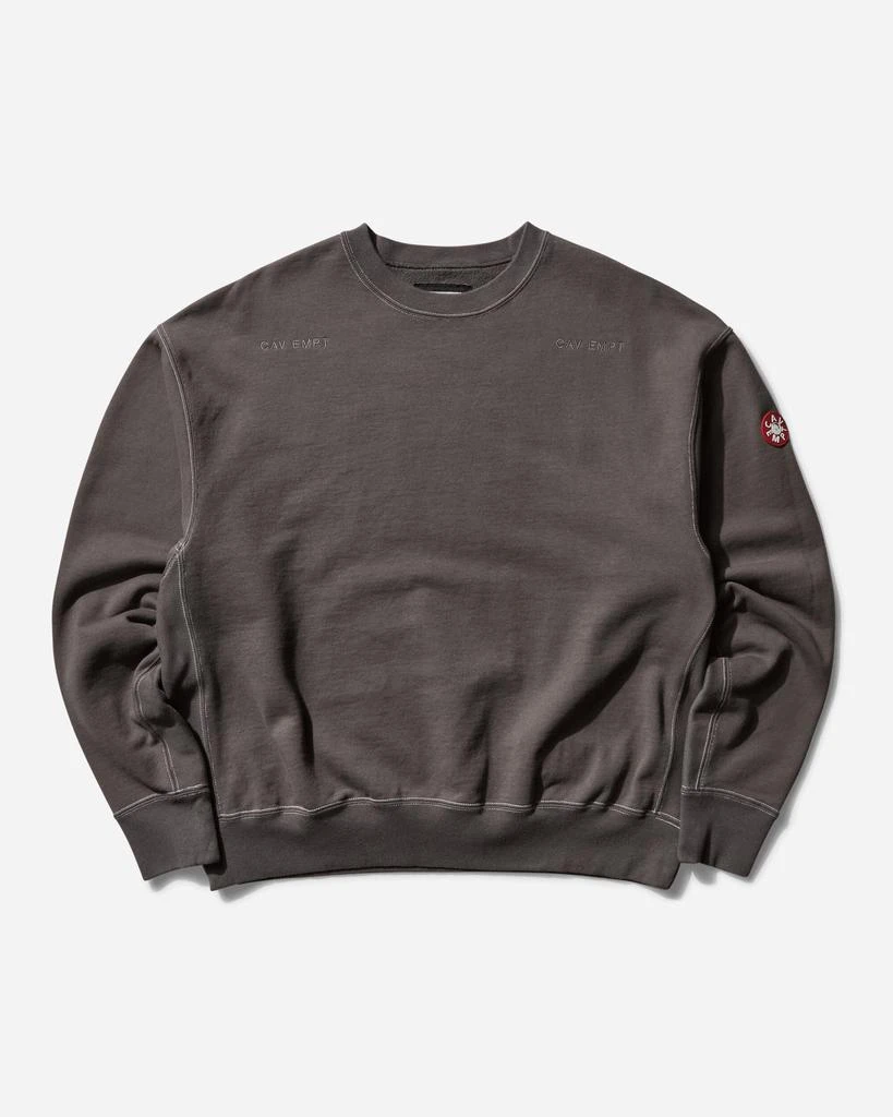 Cav Empt Men's Inverter Crewneck Sweatshirt Charcoal 1