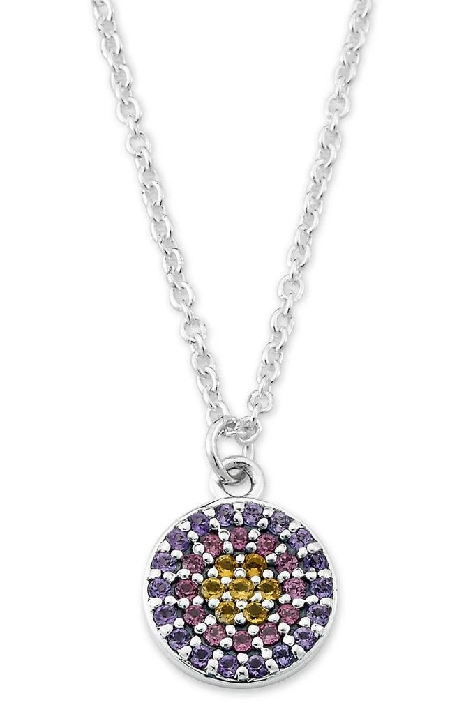 SAMUEL B. Sterling Silver Gemstone Pendant Necklace