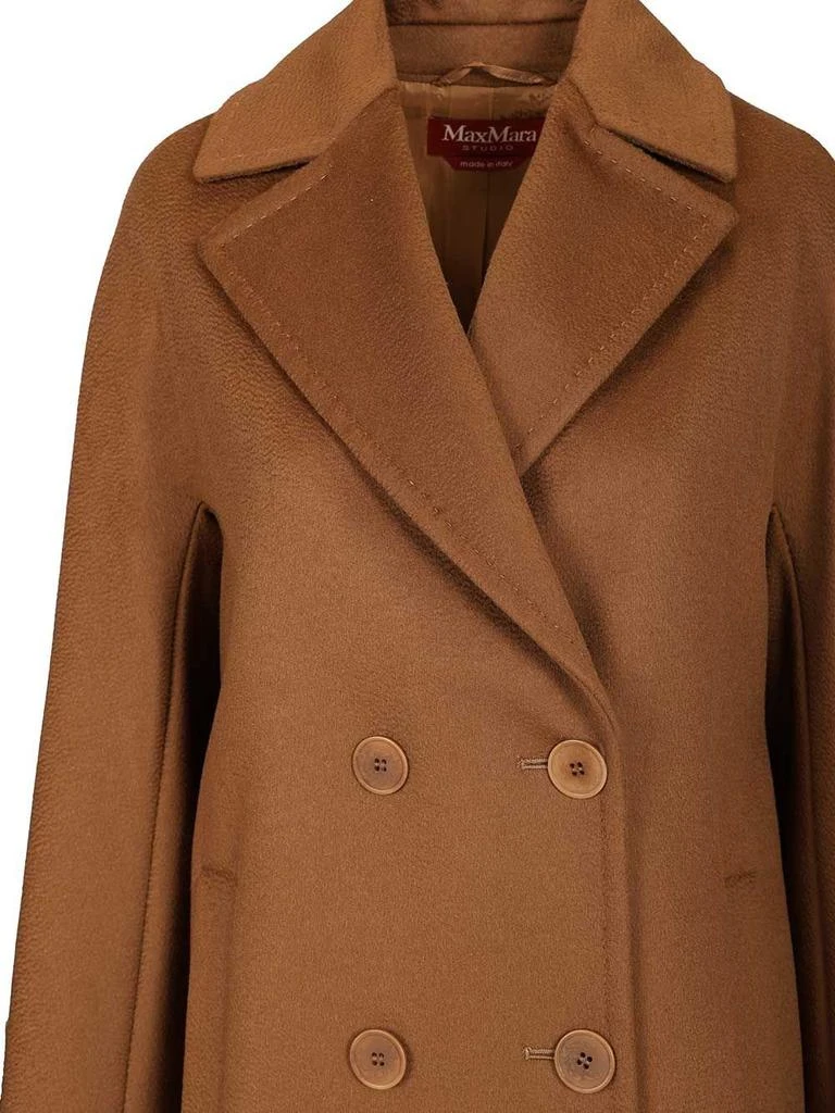 Max Mara Max Mara Studio Agenda Double-Breasted Long Coat 3