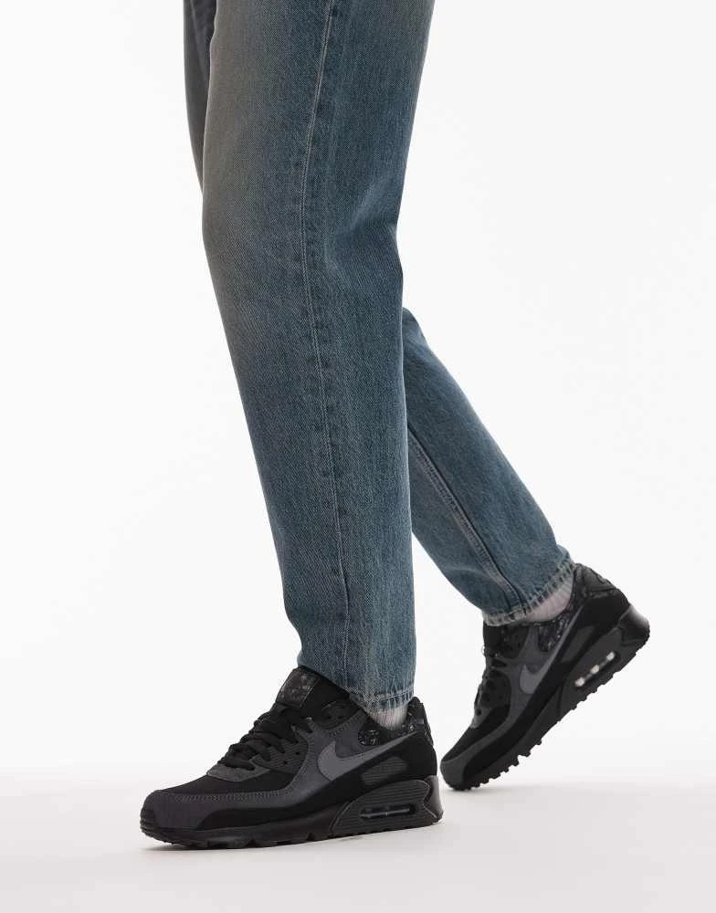 NIKE Nike Air Max 90 trainers in black and real tree camo 5