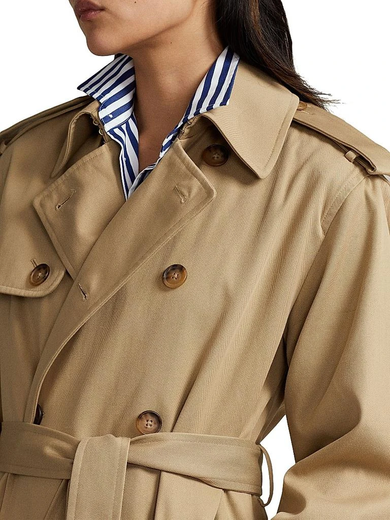 Ralph Lauren Twill Double-Breasted Trench Coat 7