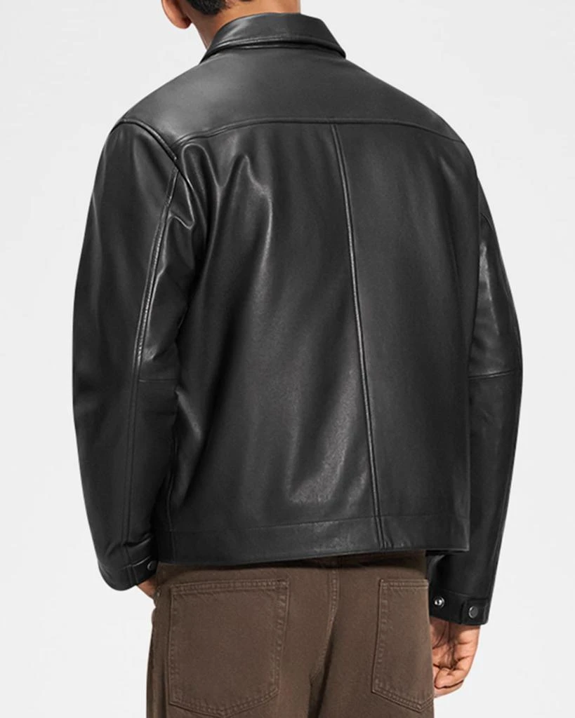 Theory Men's Leather Workwear Jacket 3