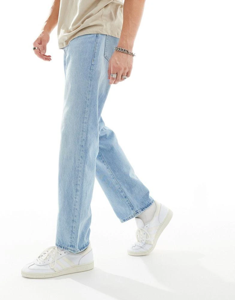 Jack & Jones Jack & Jones eddie cooper baggy jean in vintage light blue wash 1