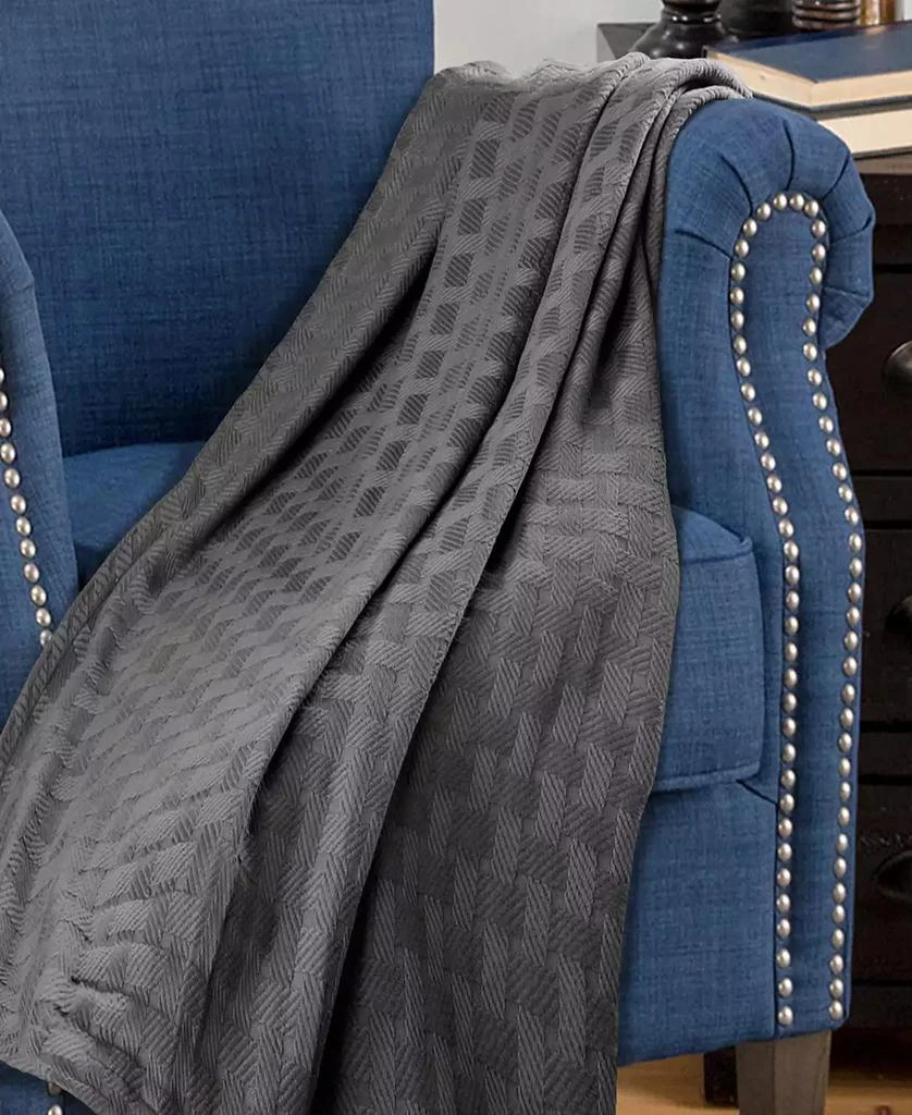 Superior Basket Weave All Season Cotton Blanket 5
