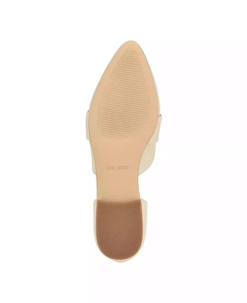 Nine West Women's Gorel D'Orsay Pointy Toe Dress Flat Loafers 5
