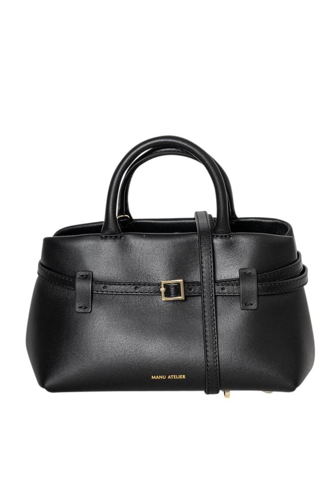 Manu Atelier Manu Atelier Le Cambon 25 Buckle Detailed Top Handle Bag