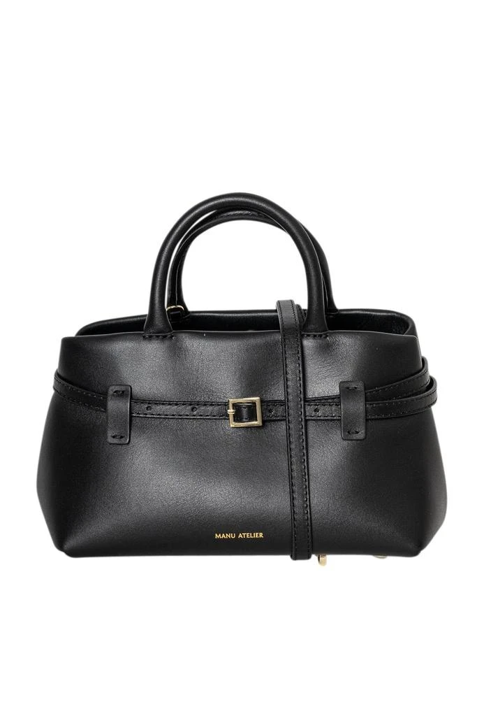 Manu Atelier Manu Atelier Le Cambon 25 Buckle Detailed Top Handle Bag 1