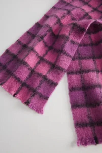 Urban Outfitters Windowpane Pattern Woven Scarf 3
