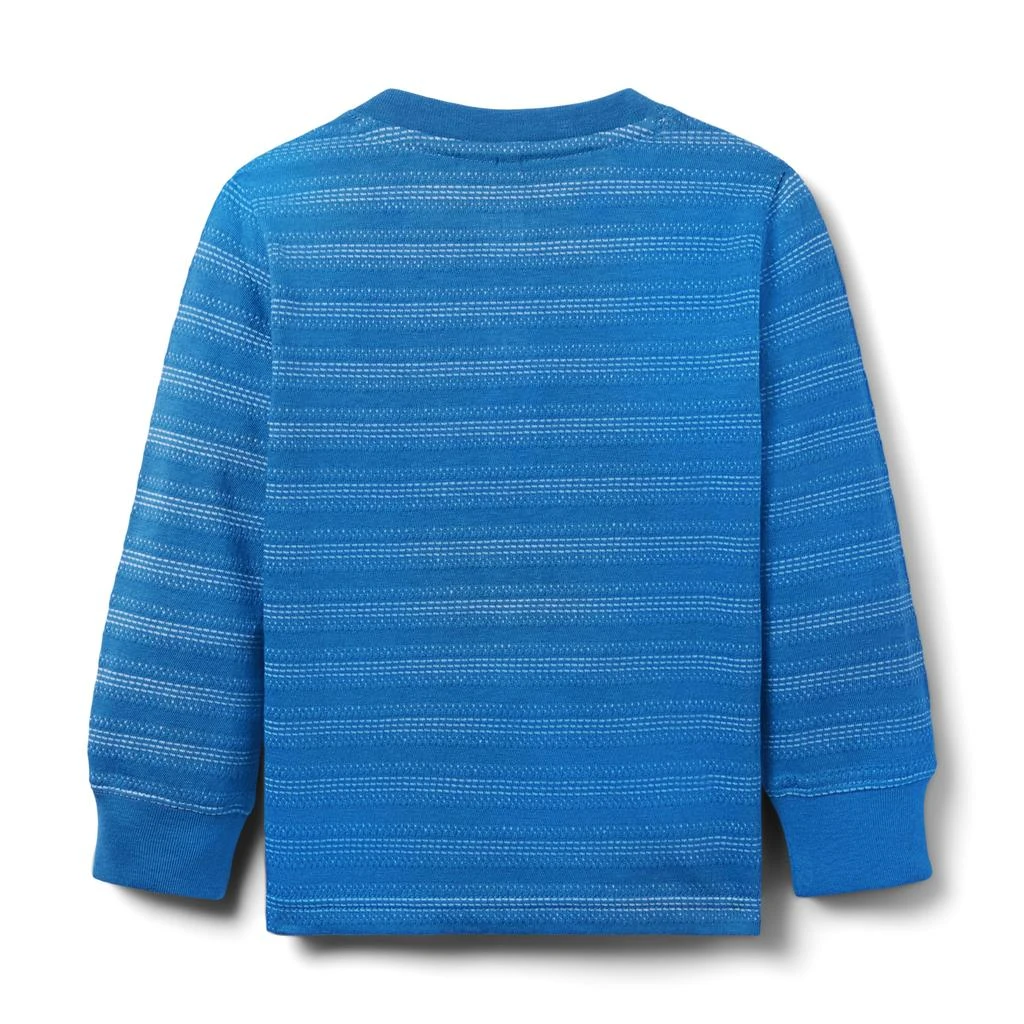 Janie and Jack Stripe Henley Top (Toddler/Little Kid/Big Kid) 2