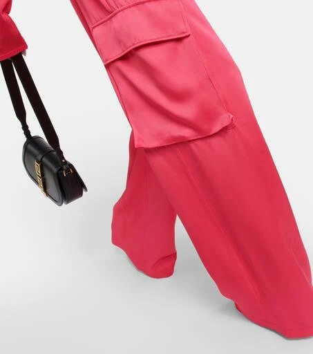 Versace Satin cargo pants 5