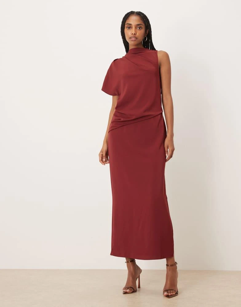 Zola Asymmetric Midi-Dress  On Sale Now with Up to 61% Off | Discover  Exclusive Deals & Savings at BeyondStyle  Authentic Tove premier|10|midi|Women's|short  sleeve|black-owned or founded|sheath|dresses|crewneck|solid|women's  apparel|women's with ...