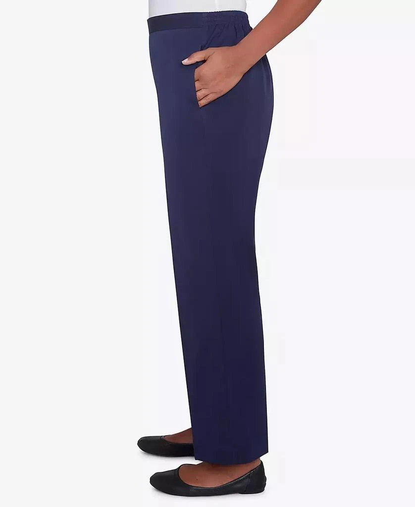 Alfred Dunner Women's Block Island Modern Stretch Twill Medium Length Pants 4
