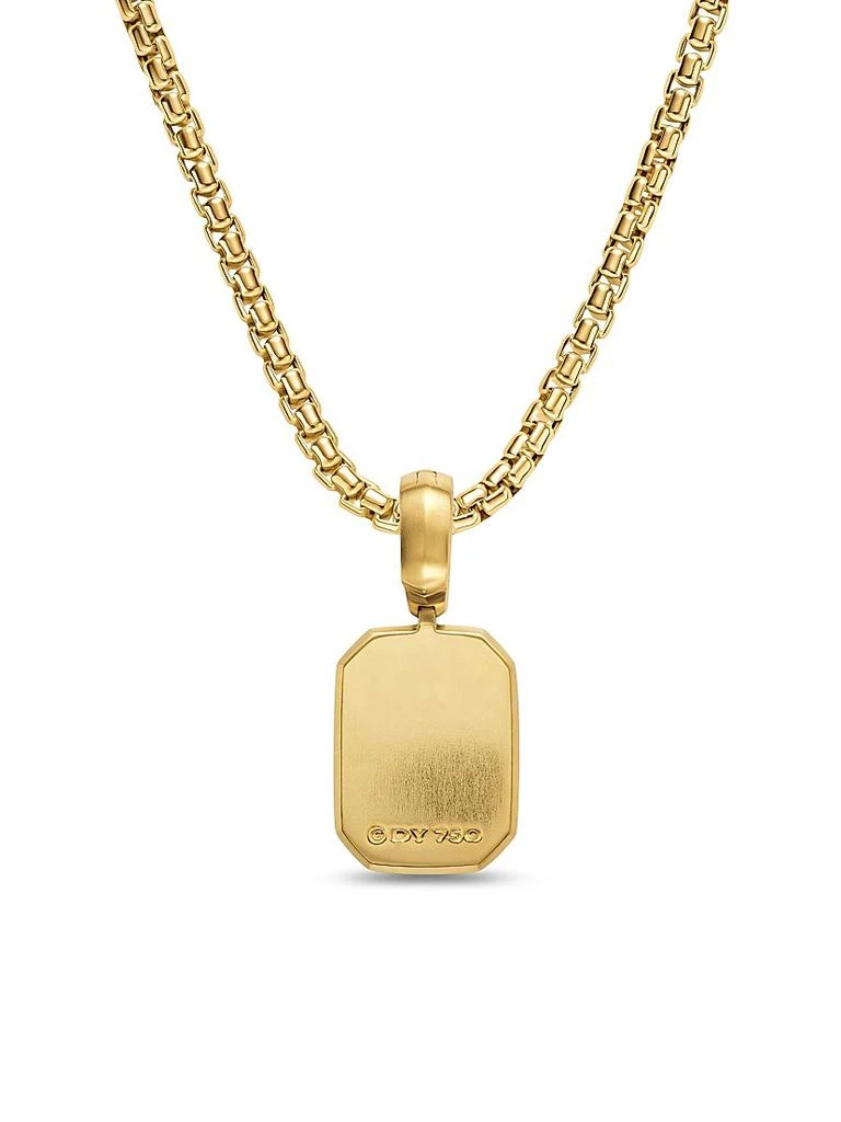 David Yurman Petrvs Micro Bee Amulet in 18K Yellow Gold with Carnelian 12.8MM 4