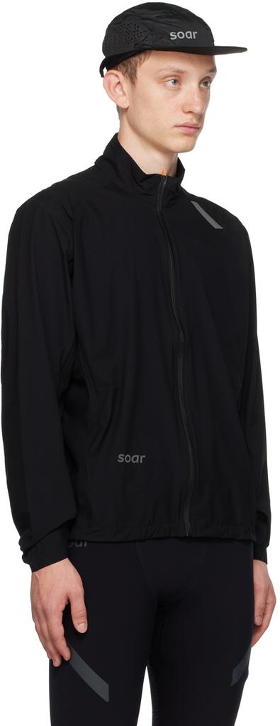 Soar Running Black Ultra Jacket