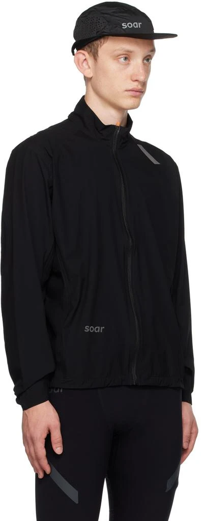 Soar Running Black Ultra Jacket 2