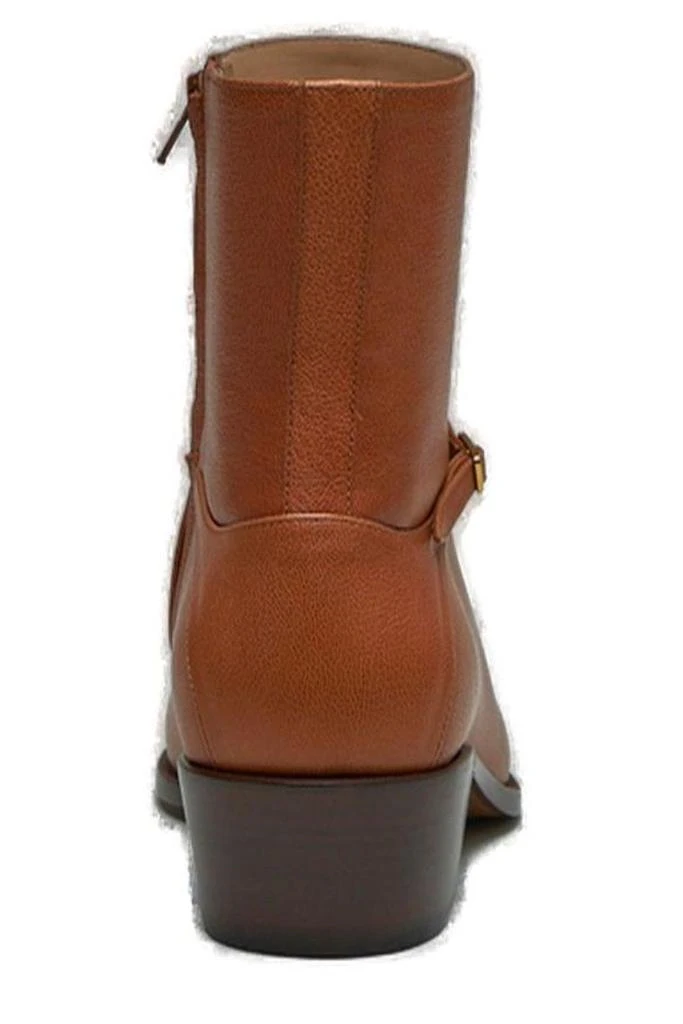 Valentino Valentino Pat Almond Toe Ankle Boots 4