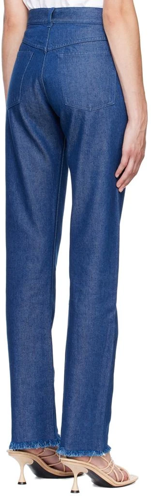 Marques Almeida Navy Slanted Jeans 3