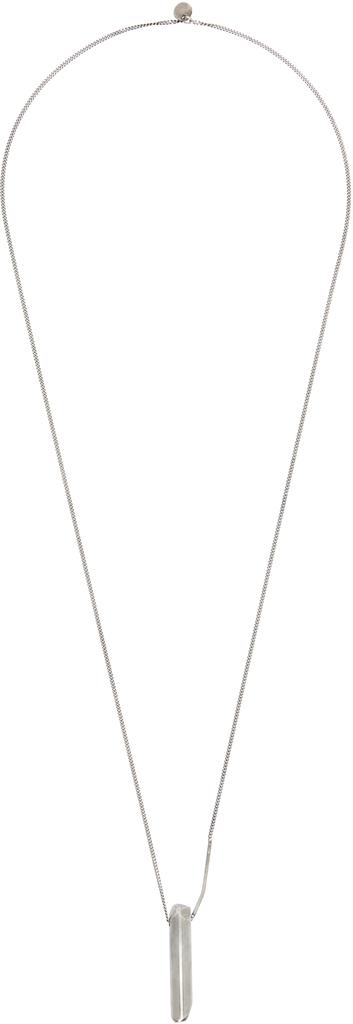 Title of Work Solid Rod Necklace