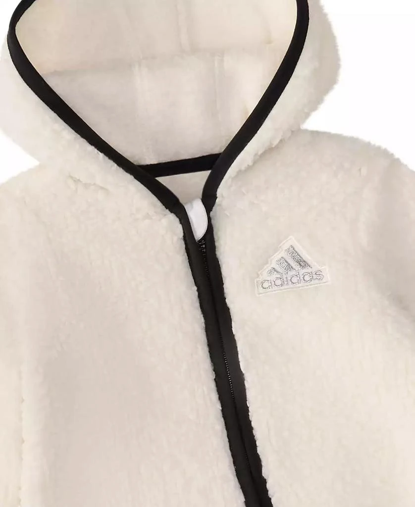 Adidas Baby Boys or Girls Long Sleeve Cozy Sherpa Coverall 3