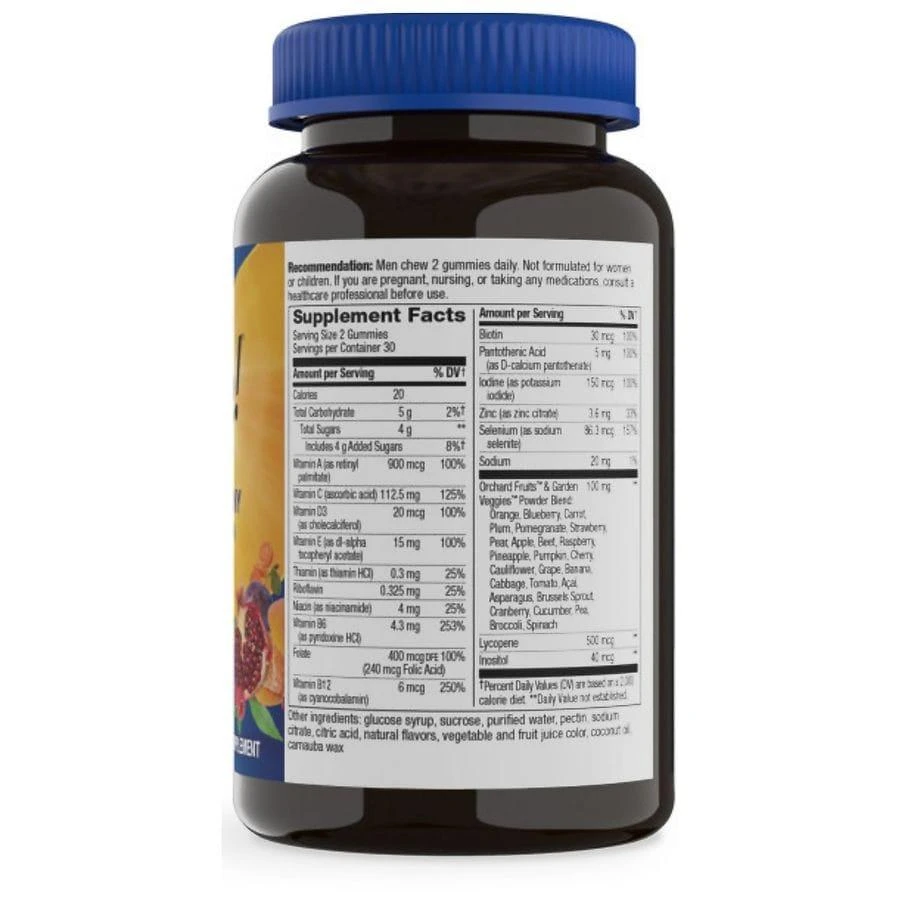 Nature's Way Alive! Men's Gummy Multivitamin Fruit 5