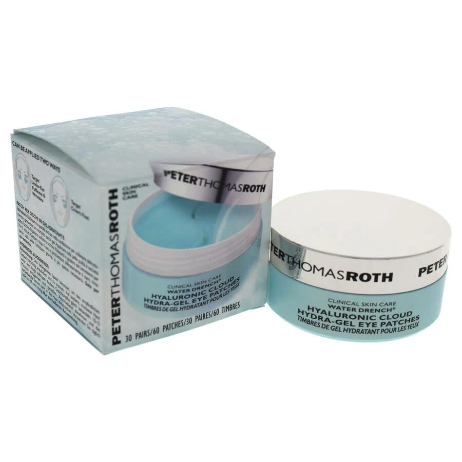 Peter Thomas Roth Water Drench Hyaluronic Cloud Hydra-Gel Eye Patches by Peter Thomas Roth for Unisex - 60 Pc Patches