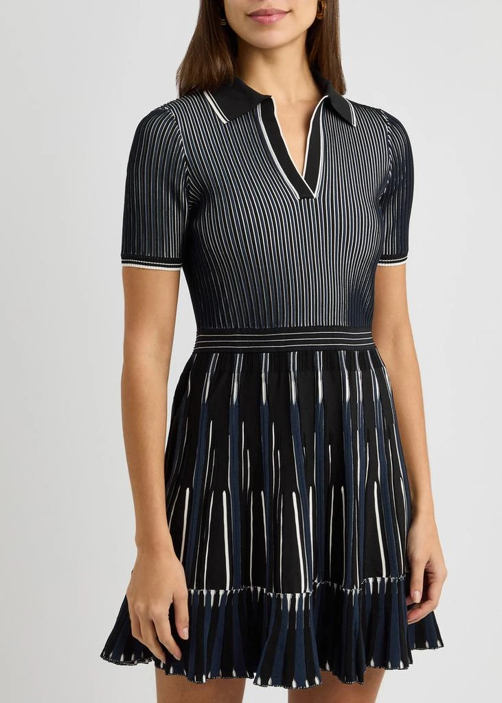 Jonathan Simkhai Weslee striped-intarsia knitted mini dress 2