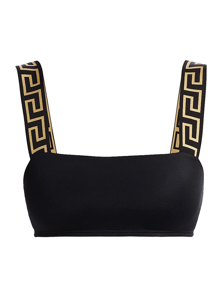 Versace Greek Key Bikini Top