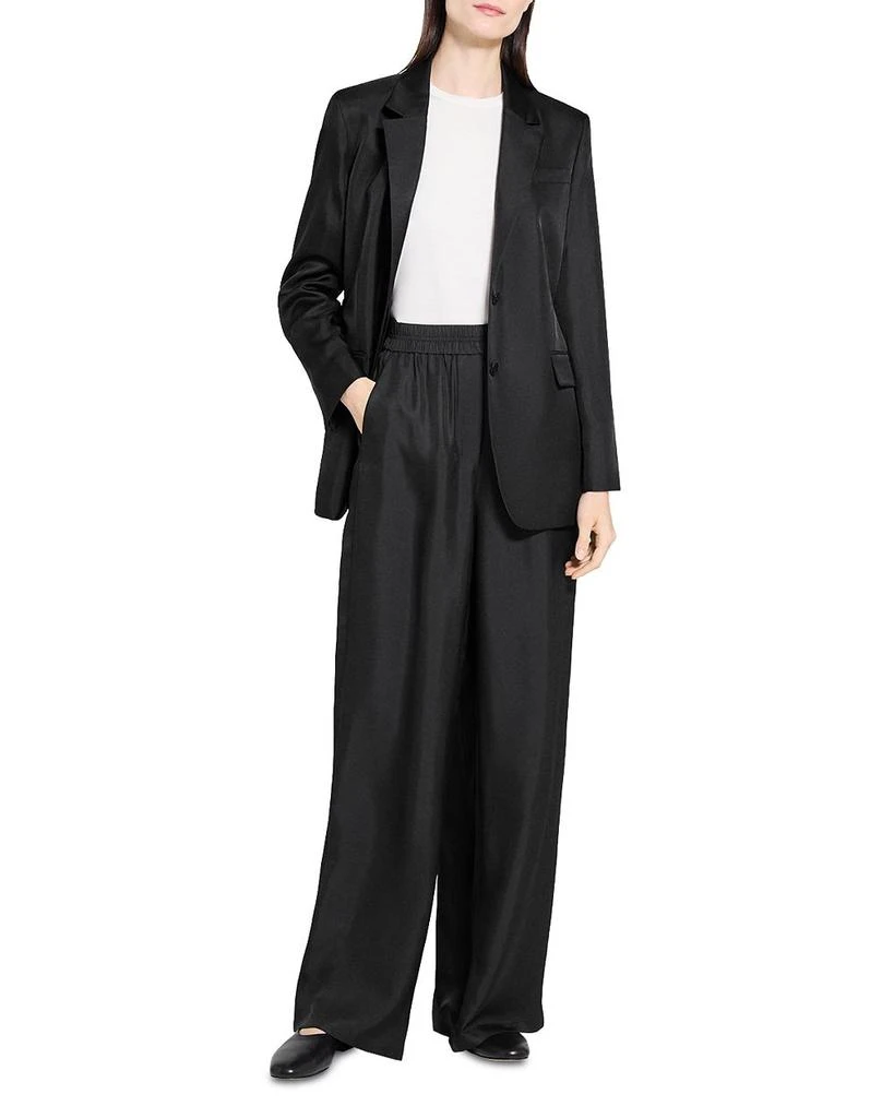 Theory Oversized Silk Blazer 6
