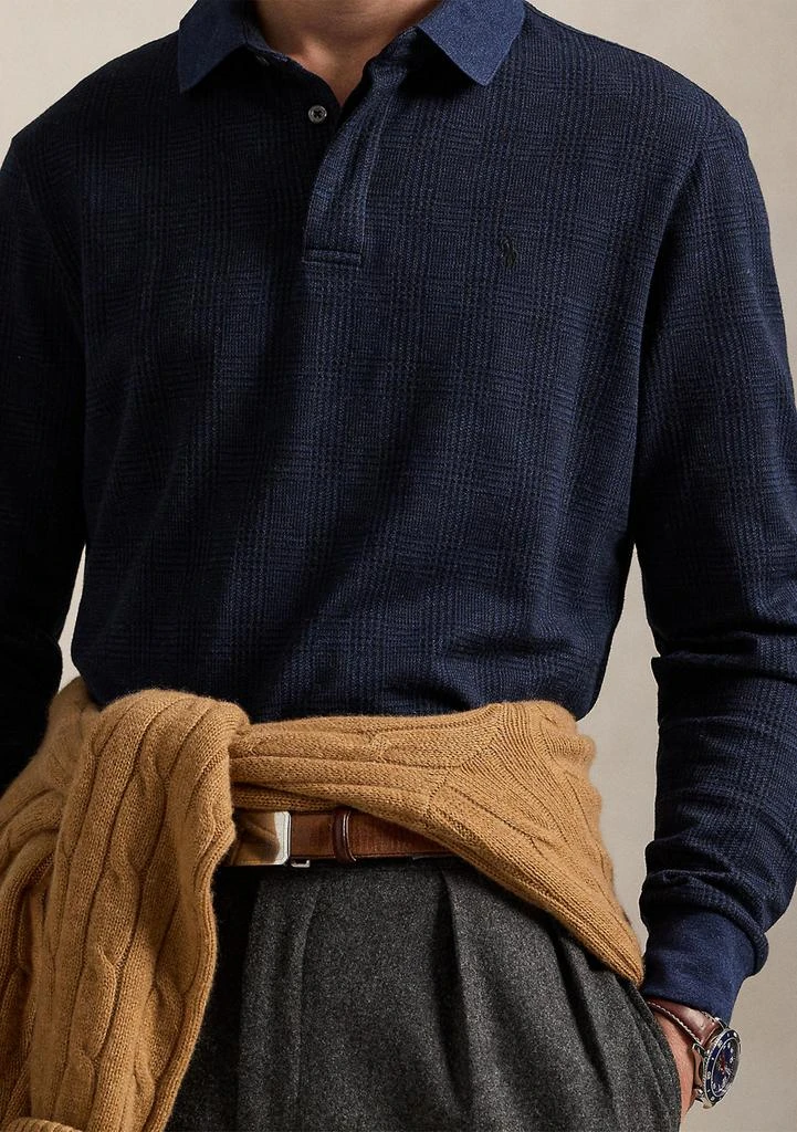 Ralph Lauren Classic Fit Glen Plaid Jersey Polo Shirt 3