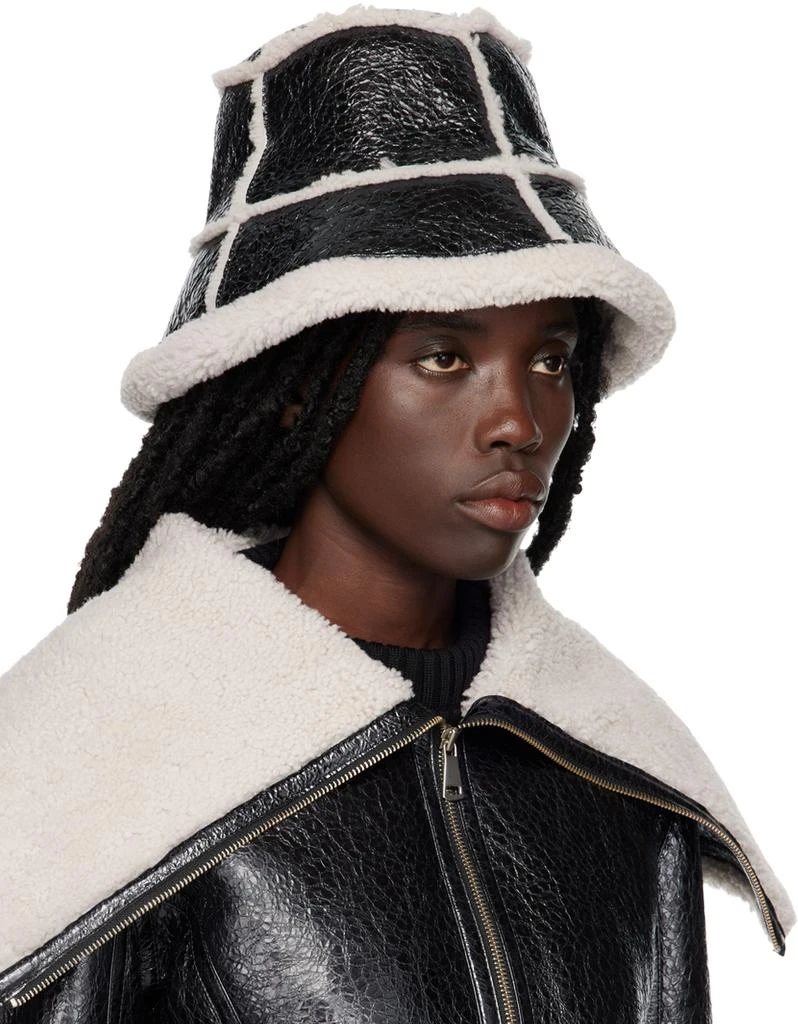 Jean Paul Gaultier Black 'The Laminated' Bucket Hat 2