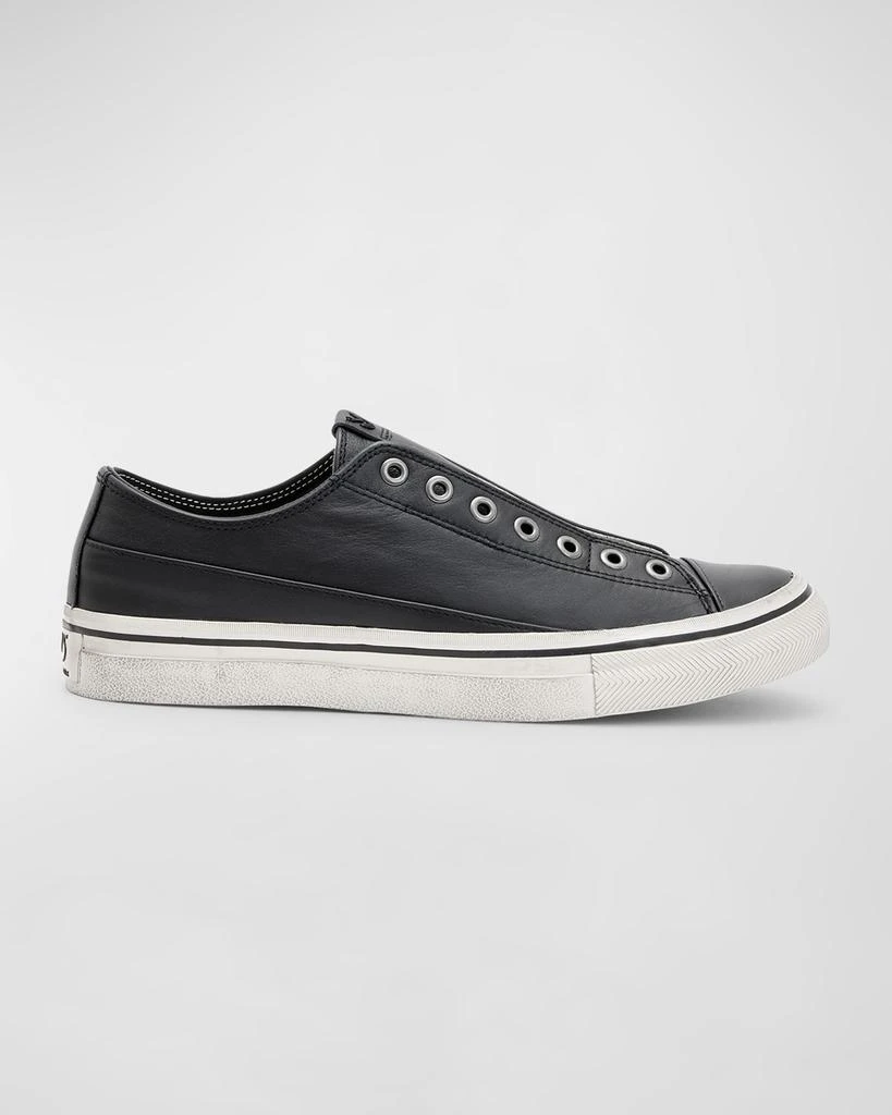 John Varvatos Men's Vulc Laceless Low Top Leather Shoes 1
