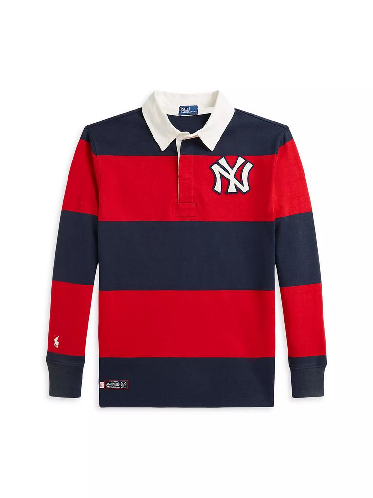 Ralph Lauren Little Boy's & Boy's MLB Striped Rugby Shirt