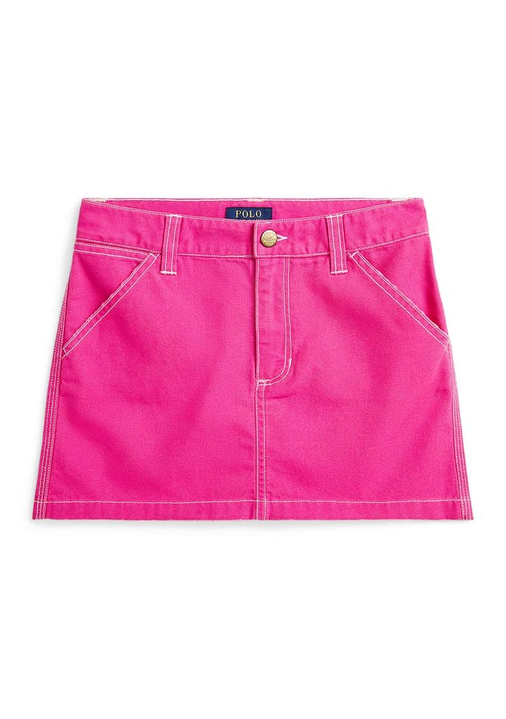 Ralph Lauren Girls 7-16 Cotton Canvas Skirt