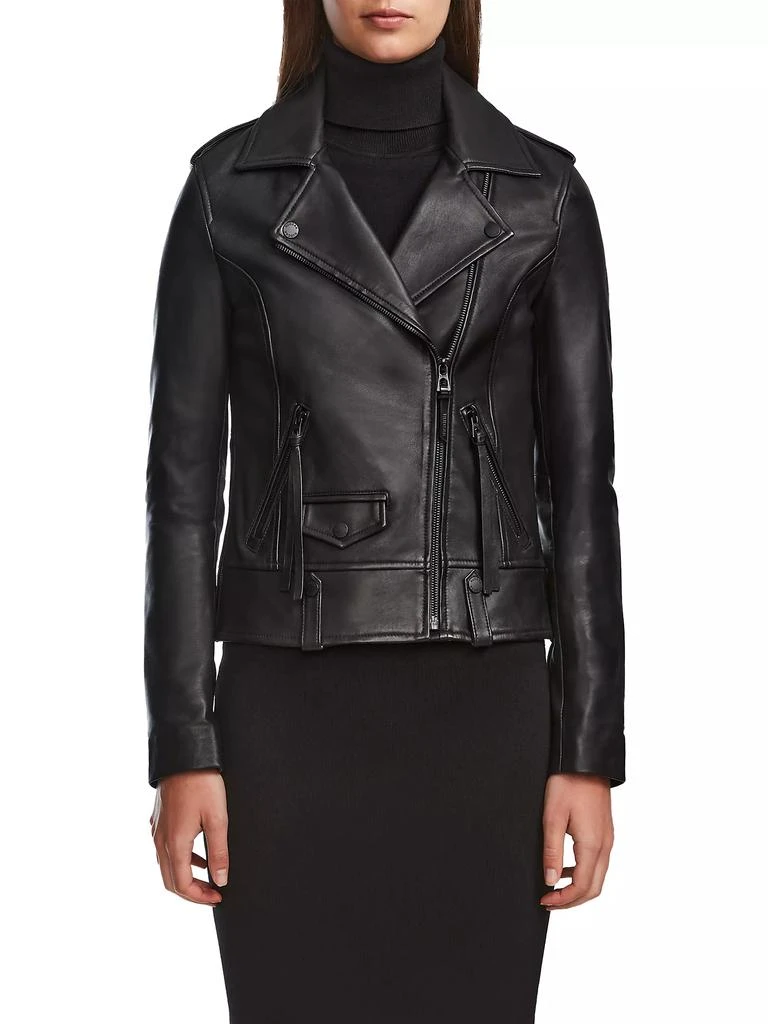 Rudsak Mergo Tonal Leather Biker Jacket 4