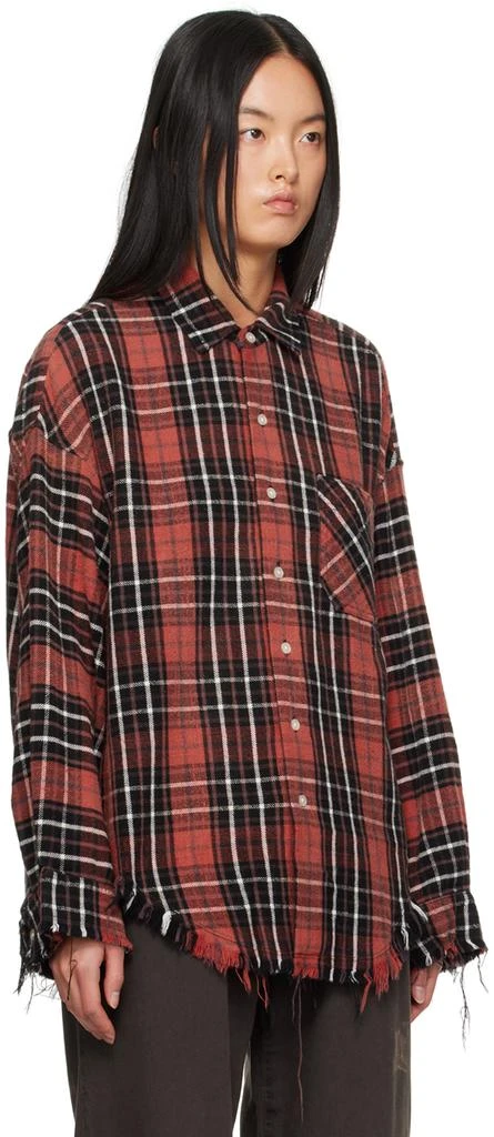 R13 Red Boxy Shirt 2