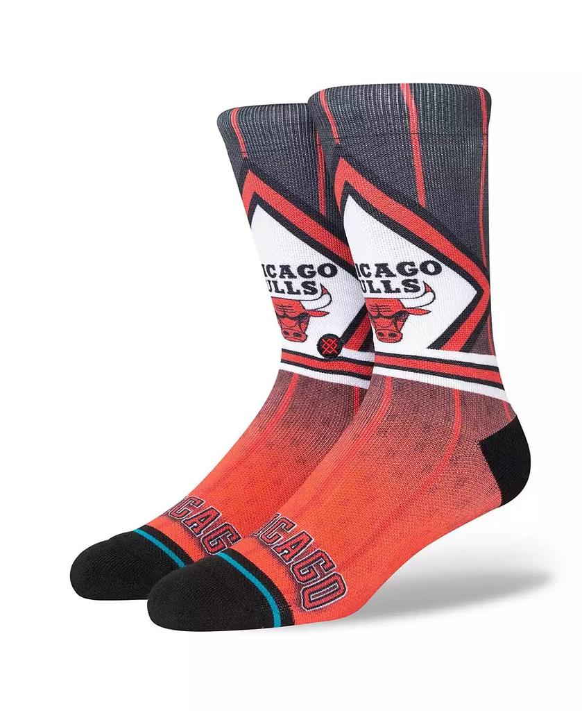 Stance Men's Chicago Bulls Hardwood Classics Fader Collection Crew Socks