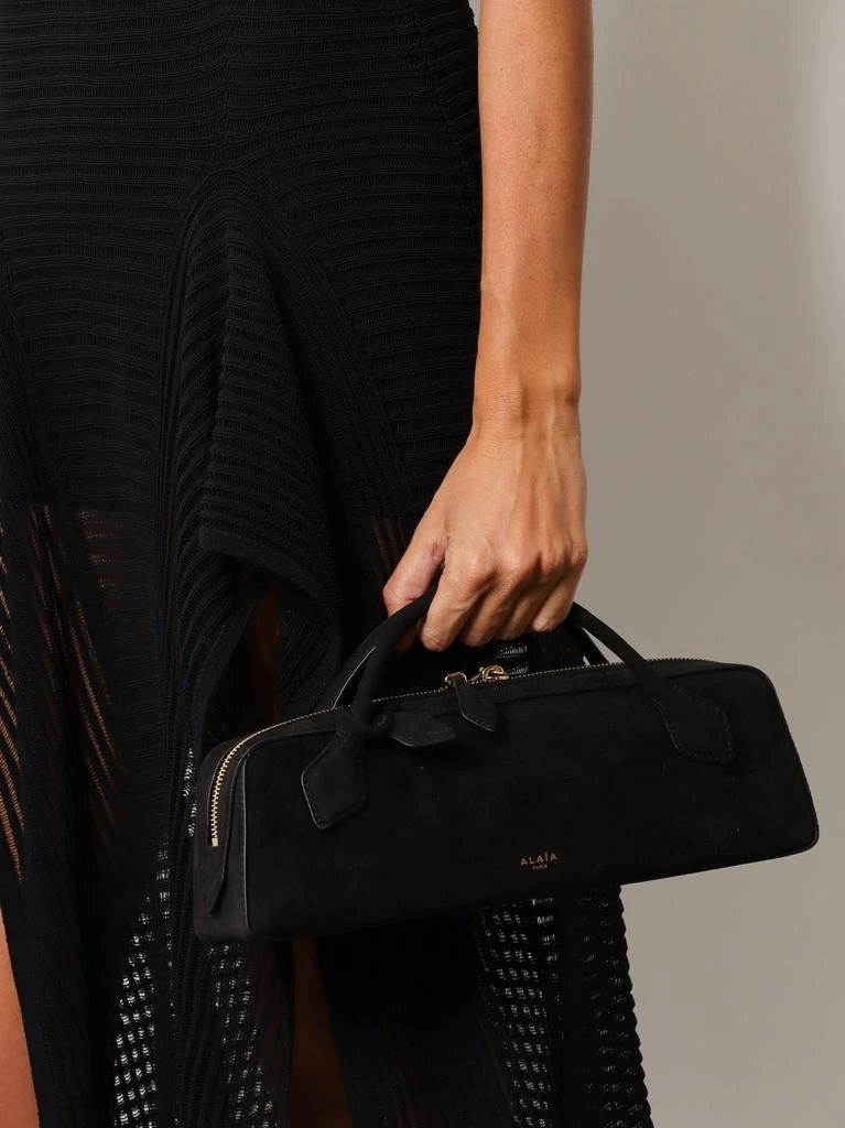 Alaia Teckel Clutch suede handbag 2