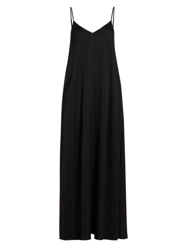 L'Agence Hartley Satin Trapeze Dress 6
