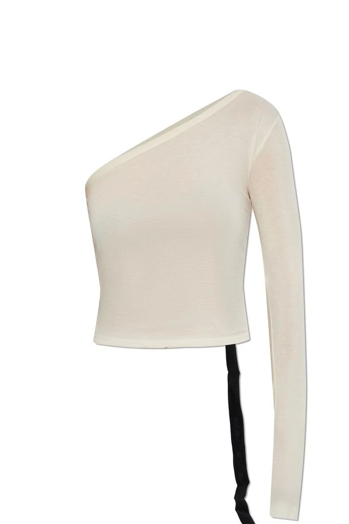 Rick Owens Rick Owens DRKSHDW Ziggy Asymmetric Neck T-Shirt 1