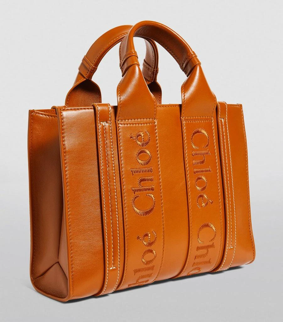 Chloé Small Leather Woody Tote Bag 2