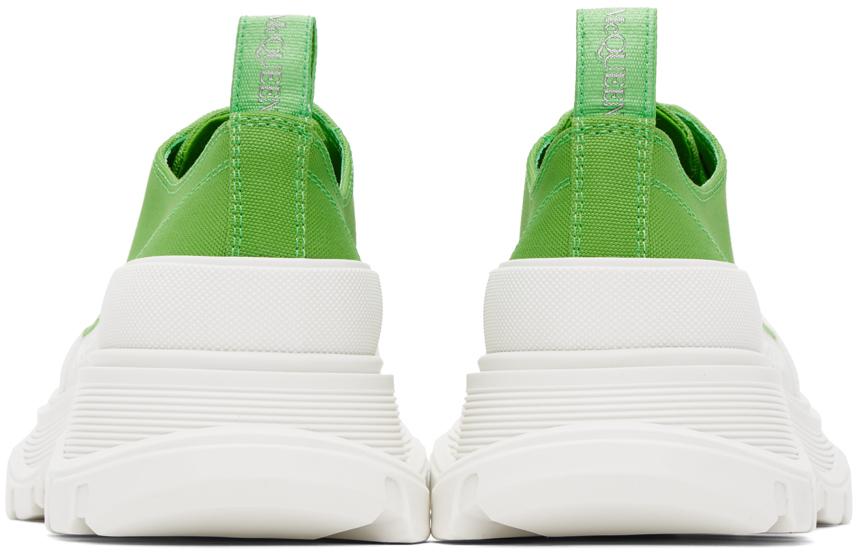 Alexander McQueen Green Tread Slick Sneakers - Casual Shoes