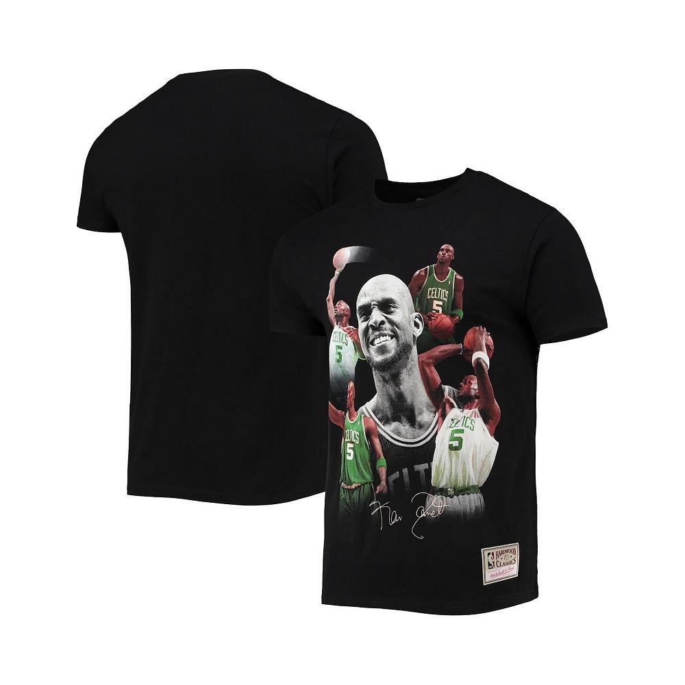 Mitchell & Ness Men's Kevin Garnett Black Boston Celtics Collage T-Shirt