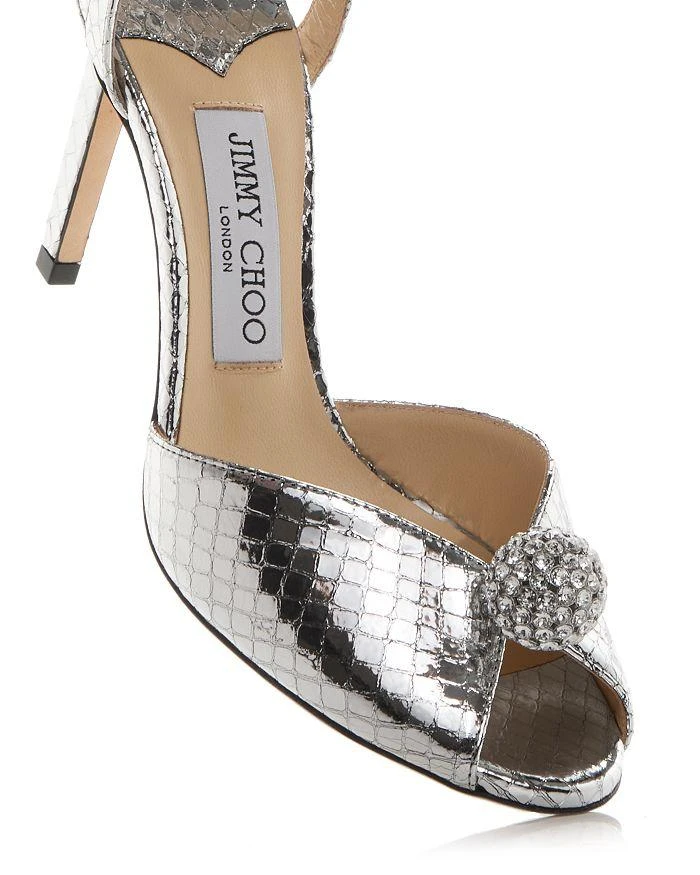 Jimmy Choo Women's Sacora 85 Embellished High Heel Sandals  - Exclusive 6