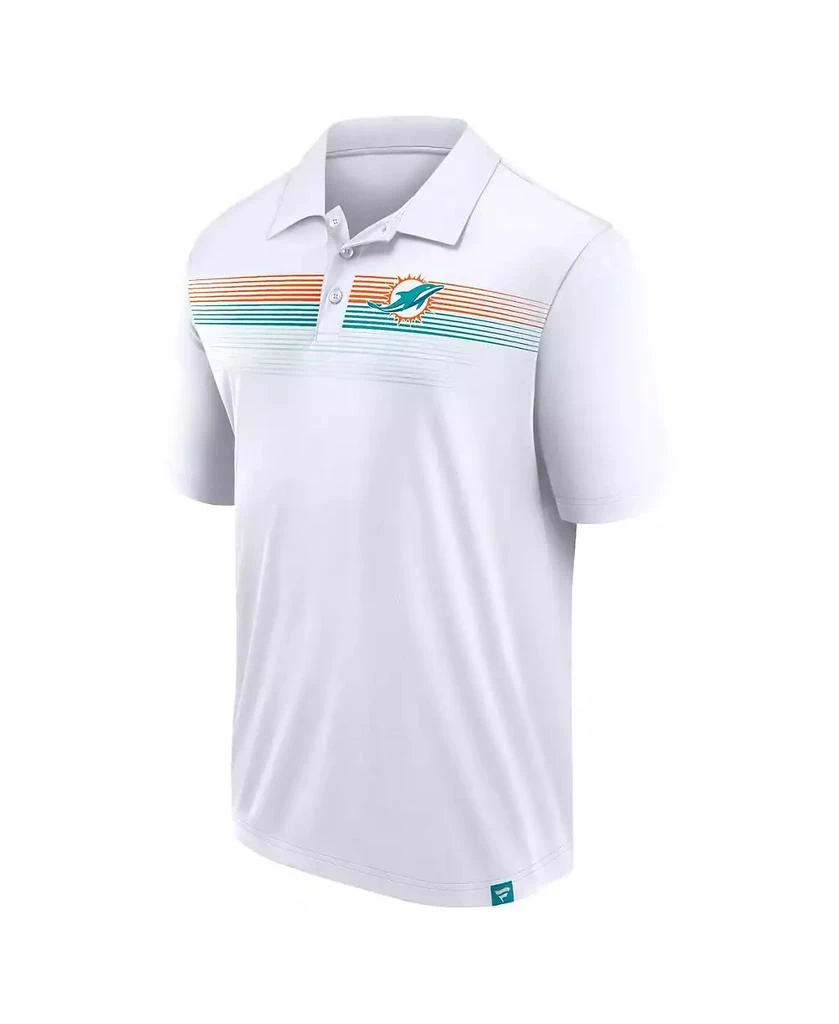 Fanatics Men's White Miami Dolphins Big Tall Sublimated Polo 2