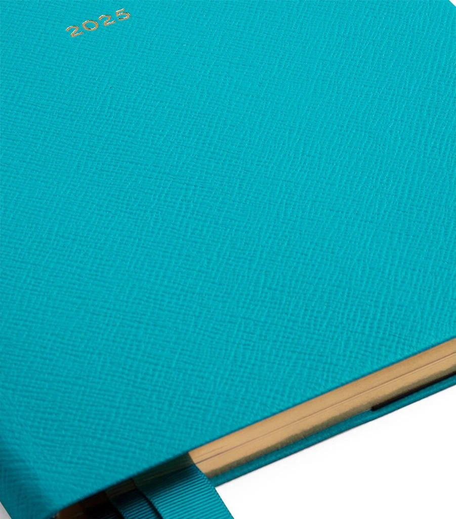 SMYTHSON Panama Leather Portobello 2025 Weekly Diary 4