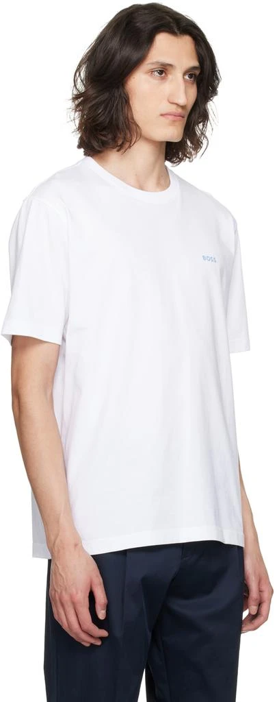 Hugo Boss White Graphic T-Shirt 2