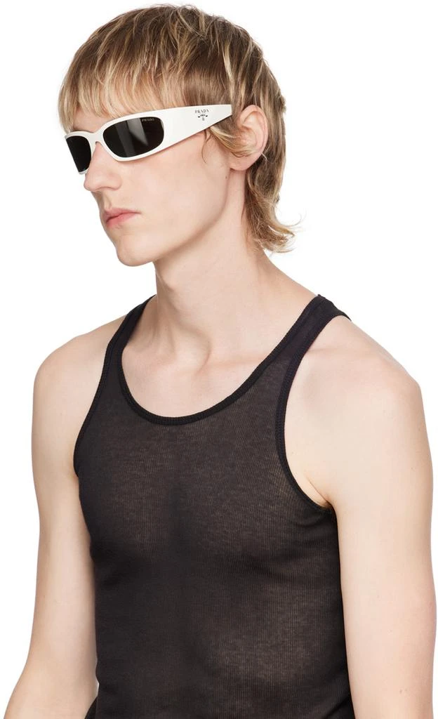 Prada White Symbole Sunglasses 4
