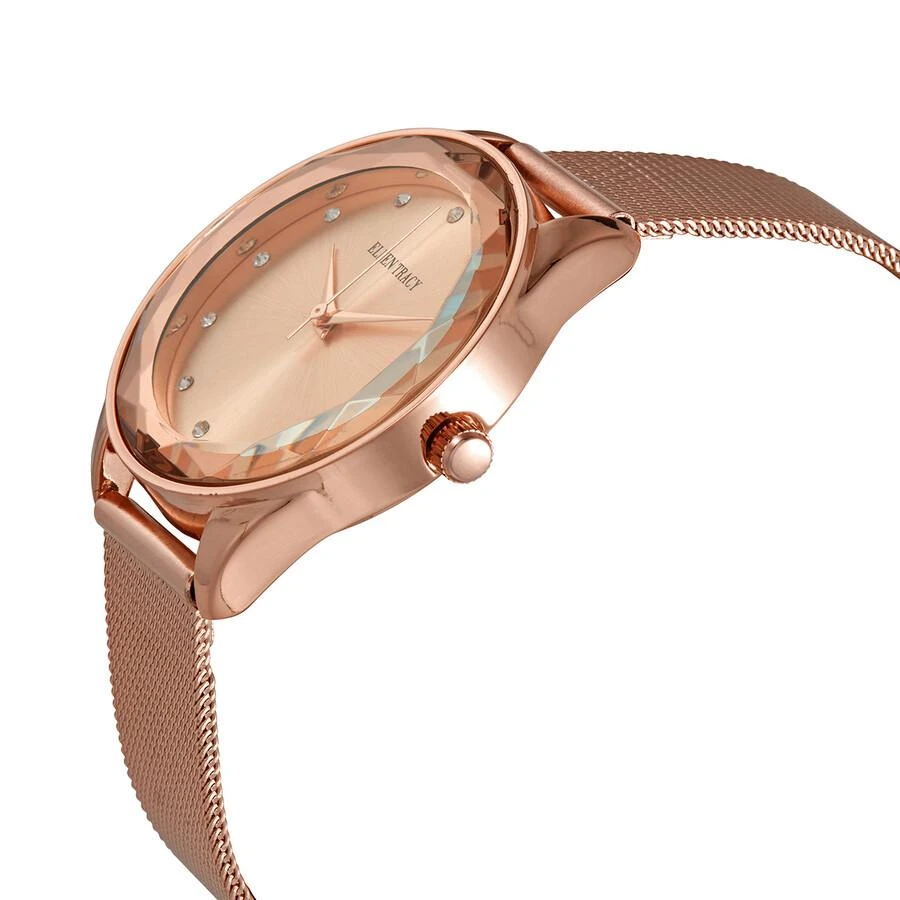 Ellen Tracy Quartz Rose Gold Dial Ladies Watch ET5180RG 2