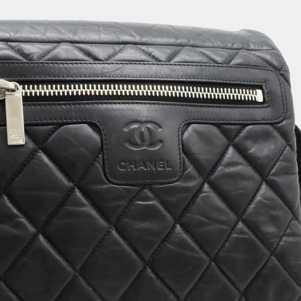 Chanel Chanel Black Leather Small Shoulder Bag 6